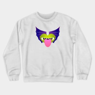 A Vampire's Kiss - GREEN Crewneck Sweatshirt